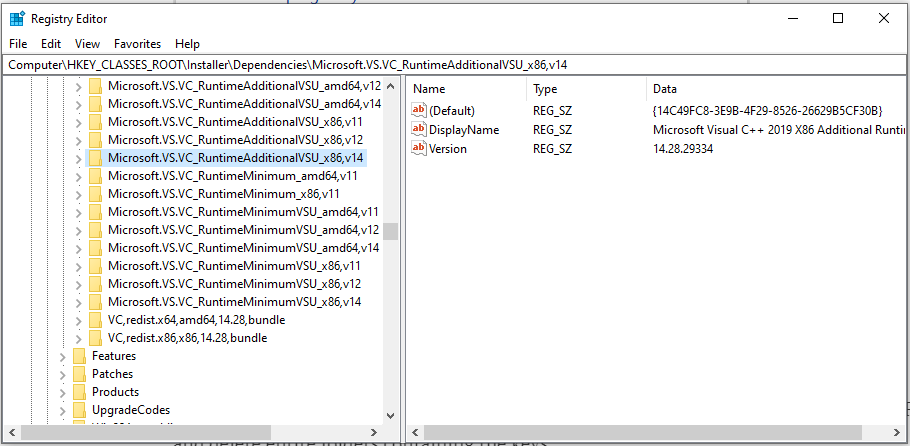 Vc runtimeminimum x86 msi где находится